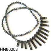 Hematite 13bars Pendant Stone Necklace